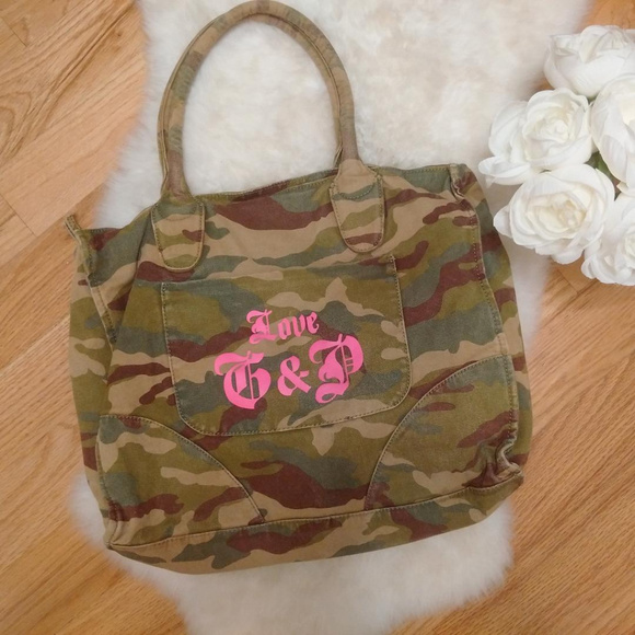 Juicy Couture Power Camo Print Choose Juicy Tote - Picture 6 of 6